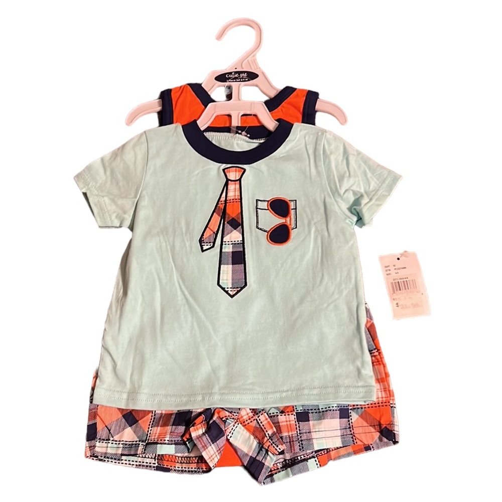 🌟NWT🌟 Cutie Pie Boys 3 Piece Set - 6-9 Months